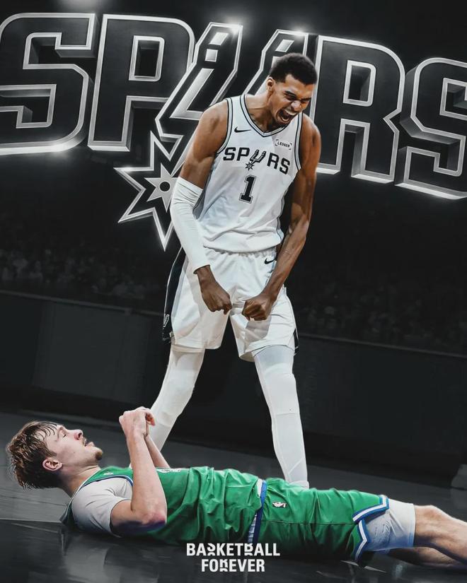 文班亚马40+率马刺大胜独行侠 冲击DPOY与最佳阵容